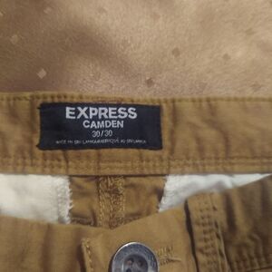 Express Men's Camden Khaki Pants